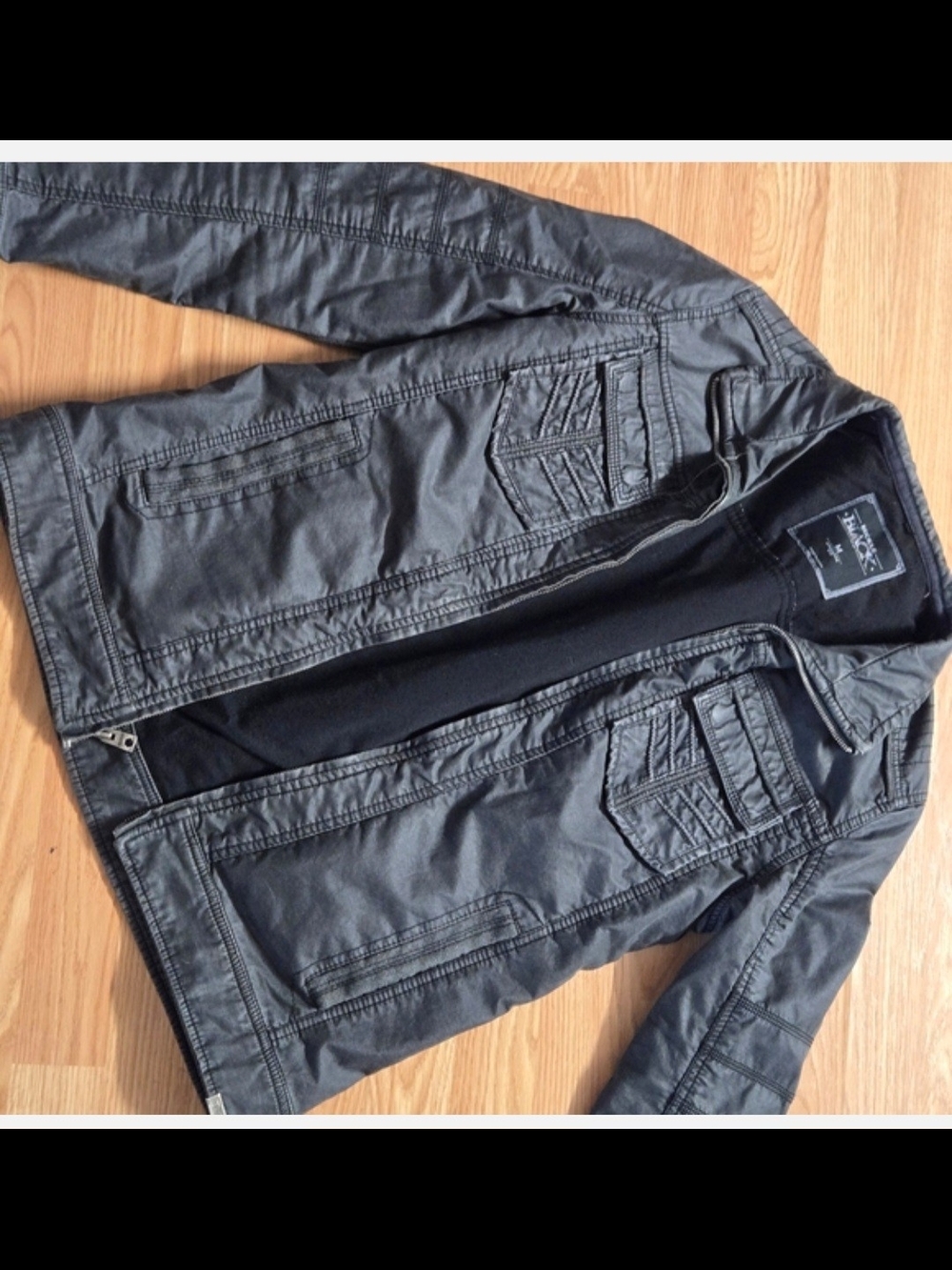 Men's Black BUCKLE Utility Jacket (Read Description)